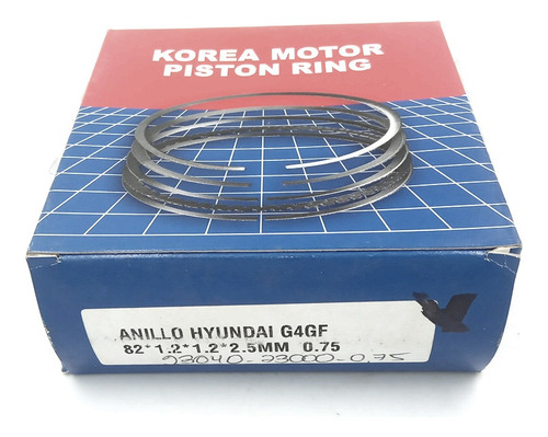 Jgo.anillos Hyundai 0.30 Elantra Xd/1.8/2.0 G4gf 82.75*1.2*