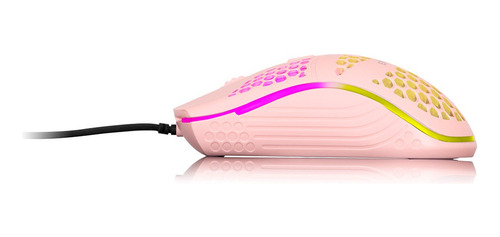 Mouse Usb Led 1600 Dpi - Enkore Geox Rosado