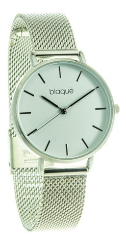 Reloj Blaque Análogo Malla Tejida Rose Platead Garantía M181