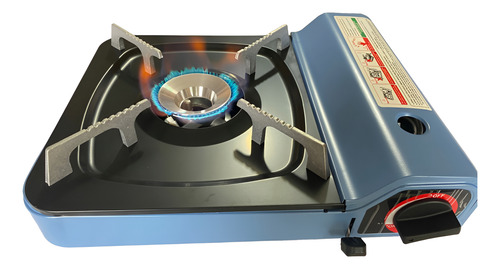 Cocina Estufa Portátil Dual 1 Hornilla Ideal Camping + 2 Gas