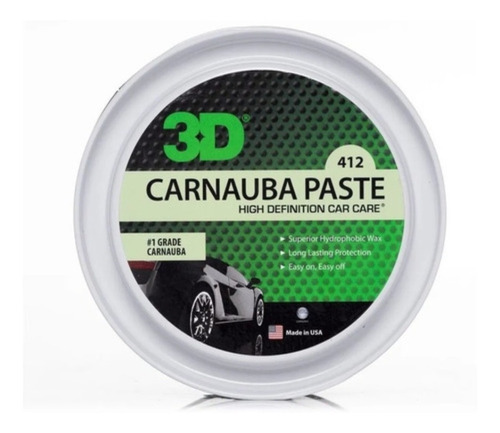 3d Carnauba Paste Wax Cera En Pasta Abrillantado 