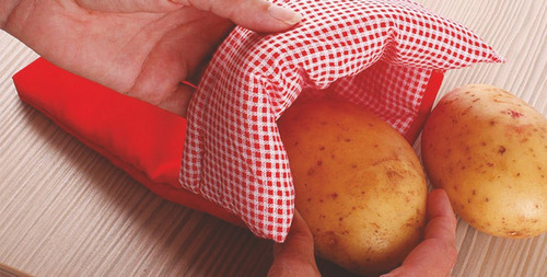 Saco P Cozinhar Assar Batatas No Micro-ondas Reutilizável