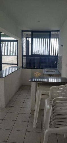 Flat 02 Quartos Mobiliado Em Boa Viagem - Fl0030