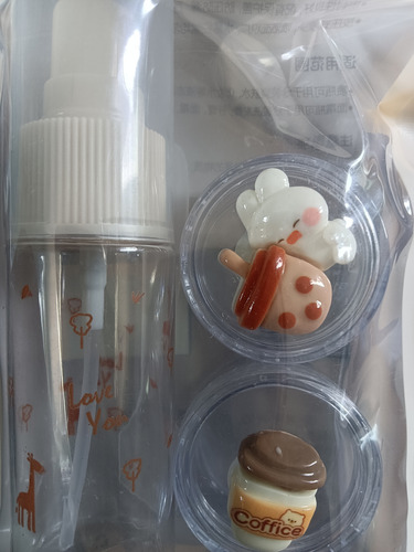 2 Kits Para Viaje Incluye Atomizador Frascos Pequeños