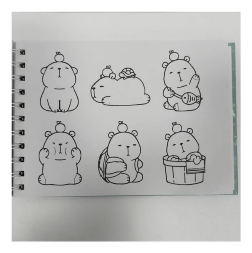 B Libro De Colorear Para Niños De 4 Piezas, Tapa Dura, 49