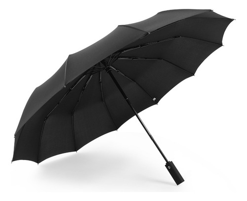 Automatic Folding Umbrella Large Canopy Sunshade Windproof