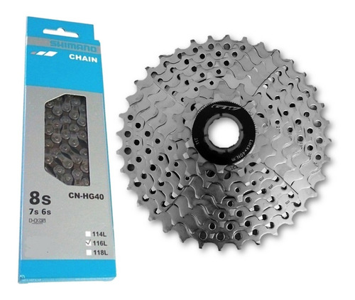 Pacha 8 Velocidades Gw 11-36 + Cadenilla Shimano Hg40