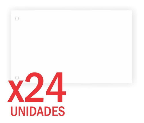 24 Repuesto Hojas NÂș6 Blanco 144 Hojas Tipo Canson Dibujo