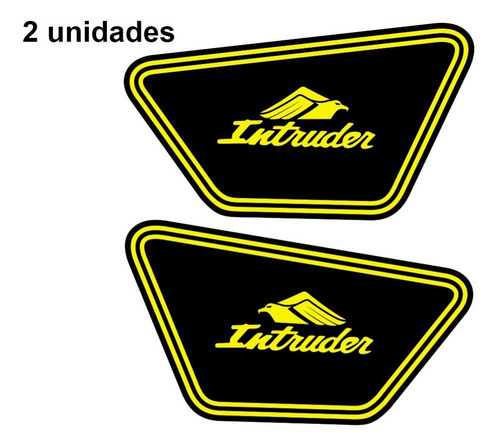 Adesivo Tanque Lateral Intruder 125 Mod. 34e Kit 6 Adesivos