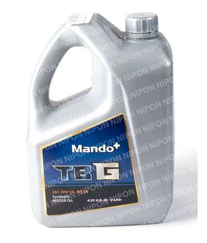 Aceite 4l Sintetico Mando Korea Universal  No 1900 2017 Mand