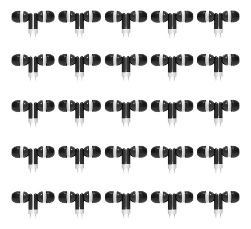 Bulk Earbuds Headphones Individually Bagged 50 Pack For Ipho