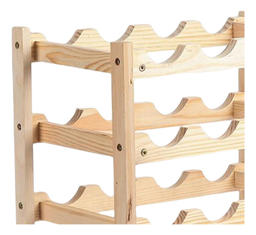 Estante Para Vino,, Organizador De Portavasos Para 4 Capas