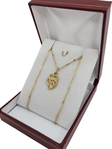 Cadena Regalo Novia Enamorado Enchapado En Oro 18kt Gtia