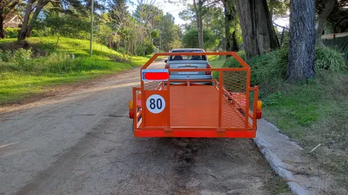 Trailer Doble Cuatri, Piso Bajo, 3.80m, 750kg