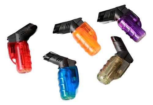 5 Maçarico Mini Portátil Recarregável Ultra Chama 1300 Graus