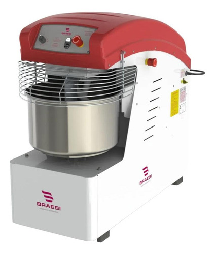 Amassadeira Espiral Aes-25/1 Style 25kg 2cv 220v Braesi