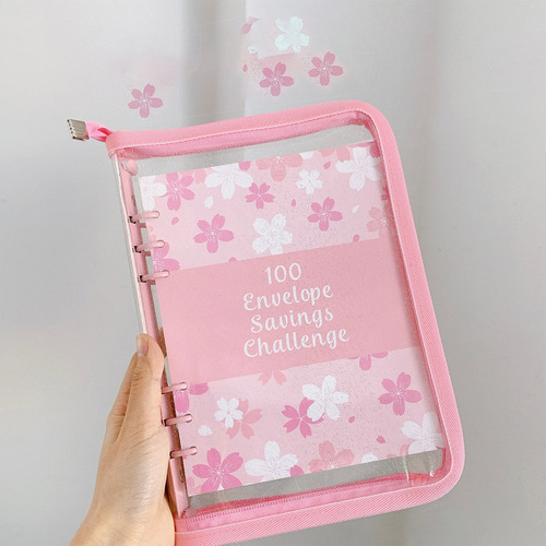 Cuaderno De Hojas Sueltas, Libreta De Ahorros Para 100 Días,