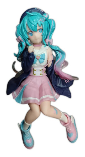 Figura Hatsune Miku Sentada Estrella Pop 14cm