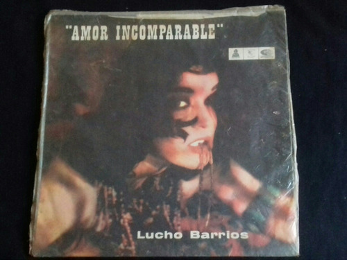 Carátula De Vinilo Lucho Barrios Amor Incomparable. L