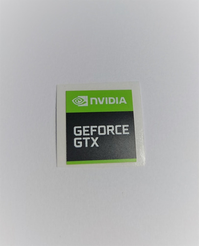 Sticker Etiqueta Adhesiva Original Nvidia Geforce Gtx 1.8cm