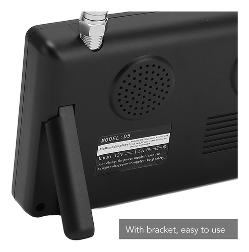 Televisor Portátil De 5 Pulgadas Compatible Con Isdb T Recar