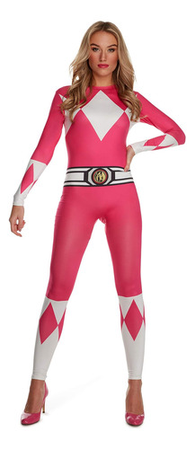 Morphsuits Disfraz Oficial De Power Rangers Rosa Para Mujer