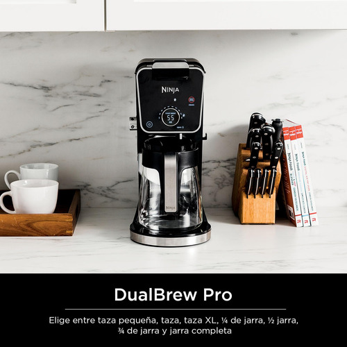 Cafetera Ninja Drip Con K Cup Combo 12 Tazas Cfp301 Negra