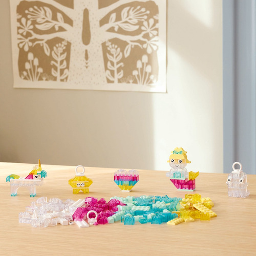 LEGO® Classic Caja de Magia Transparente Bricks 11040; Contiene 340 bricks de colores vivos para niñas y niños 5+