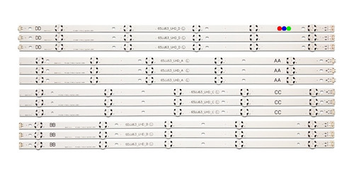 Kit Leds Para 65uj6321-ua / 65uj6321 - Aluminio, Nuevo