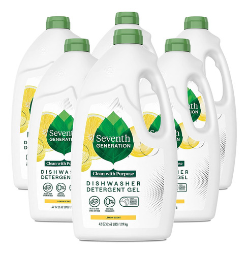 Gel De Lavavajillas De Séptima Generación, Botellas De 42 On