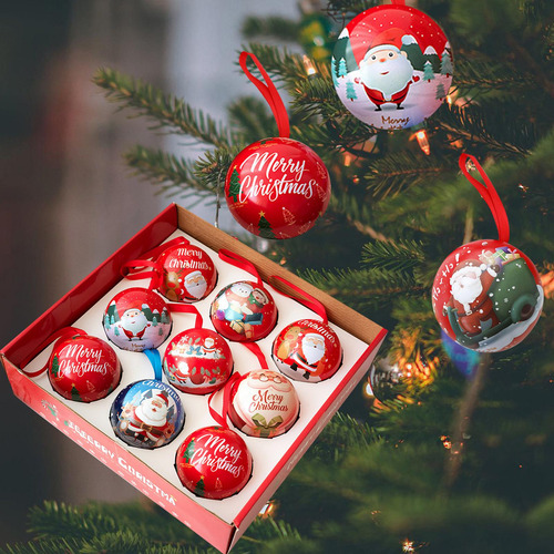 9 Bolas De Navidad Colgantes, Bolas De Bolsas De Dulces,