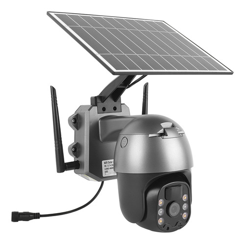 Cámara Solar Hd Wifi, Control Remoto Inalámbrico, Visión Noc
