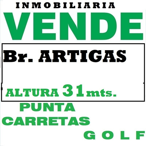 Golf - Punta Carretas: Terreno 32. X 40.= 1.200 M2 Alt. 31 Mts.