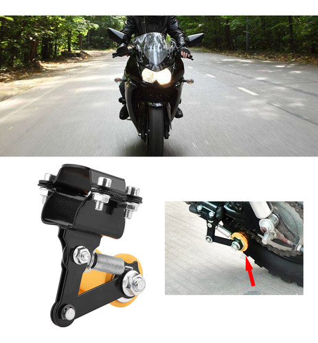 Perno Tensor De Cadena Ajustador En Motocicleta De Rodillos