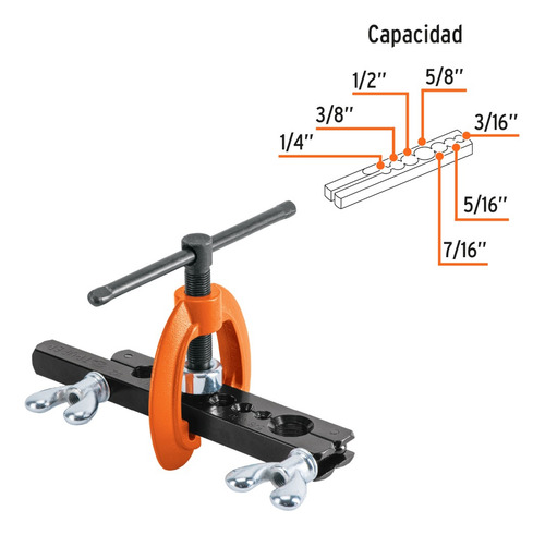Avellanador Expandidor De 3/16 A 5/8 Truper Jav-7