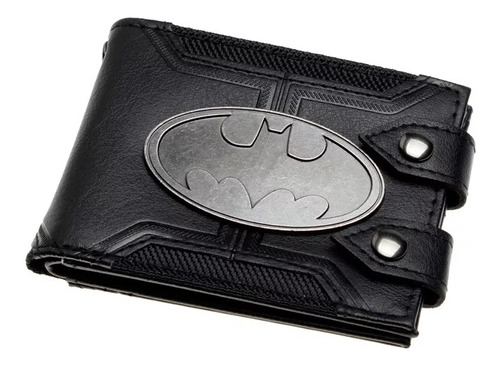 Cartera Billetera Caballero Batman Con Brche Para Regalo 