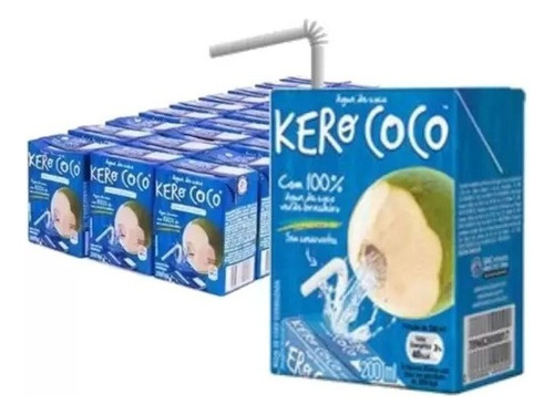 Água De Coco Kero Coco 200ml - Caixa 27 Unidades