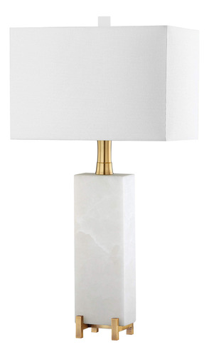 Lighting Collection Sloane Alabastro Blanco Laton Dorado 30 