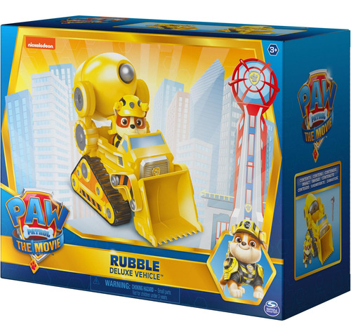 Paw Patrol, La Película De Lujo De Rubble Transforming Toy C