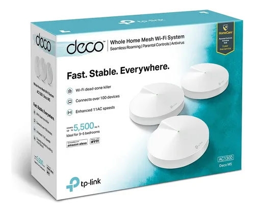 comprar Deco M5 Tplink 3 Pack Ac1300 Dual Band Sistema Wifi Mesh