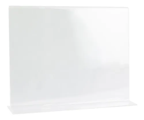 Porta Menu Acrílico Restaurantes Doble Carta Horizontal | Envío gratis