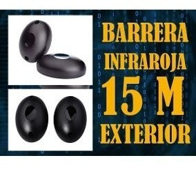 Barrera Infrarroja Exterior Interior 15mts Garage Alarma 12v