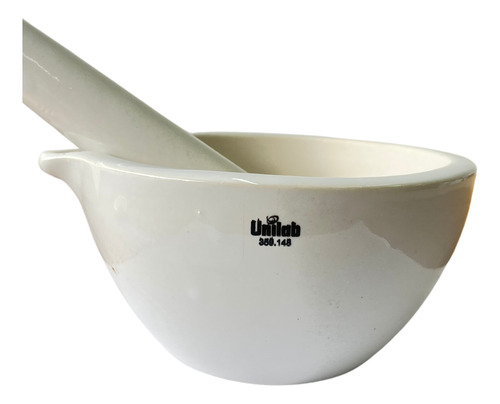 Gral Almofariz De Porcelana C/ Pistilo