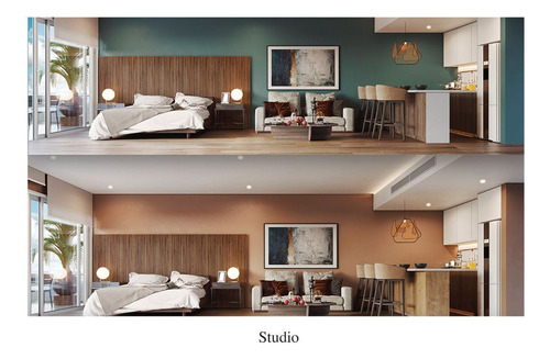Estudio De Lujo En Venta En Playacar, 4 Albercas, Area Para