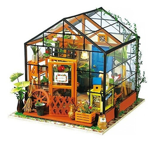 Robotime Diy Dollhouse Kit De Muebles De Madera En Miniatura