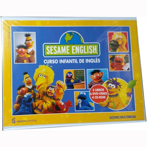 Imagen 1 de 3 de Sesame English Curso De Ingles Infantil - Oceano