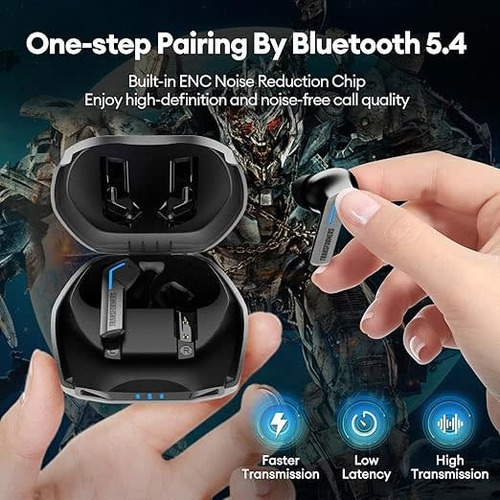 Audífono Bluetooth Tws Transformers Decepticon Tf-t06