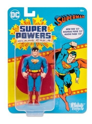 Dc Direct Super Powers Superman Mcfarlane Orig Replay