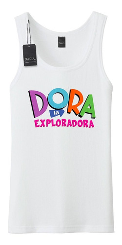 Musculosa Hombre Dora La Exploradora Dibujo Logo - Psdo2