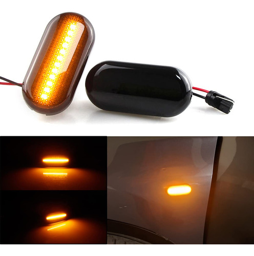 Fouedy 2 Luz Led Direccional Lateral Coche Para Nissan Tiida